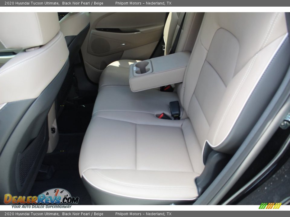 2020 Hyundai Tucson Ultimate Black Noir Pearl / Beige Photo #21