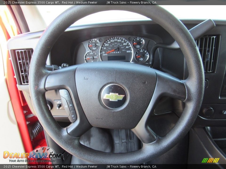2015 Chevrolet Express 3500 Cargo WT Steering Wheel Photo #31