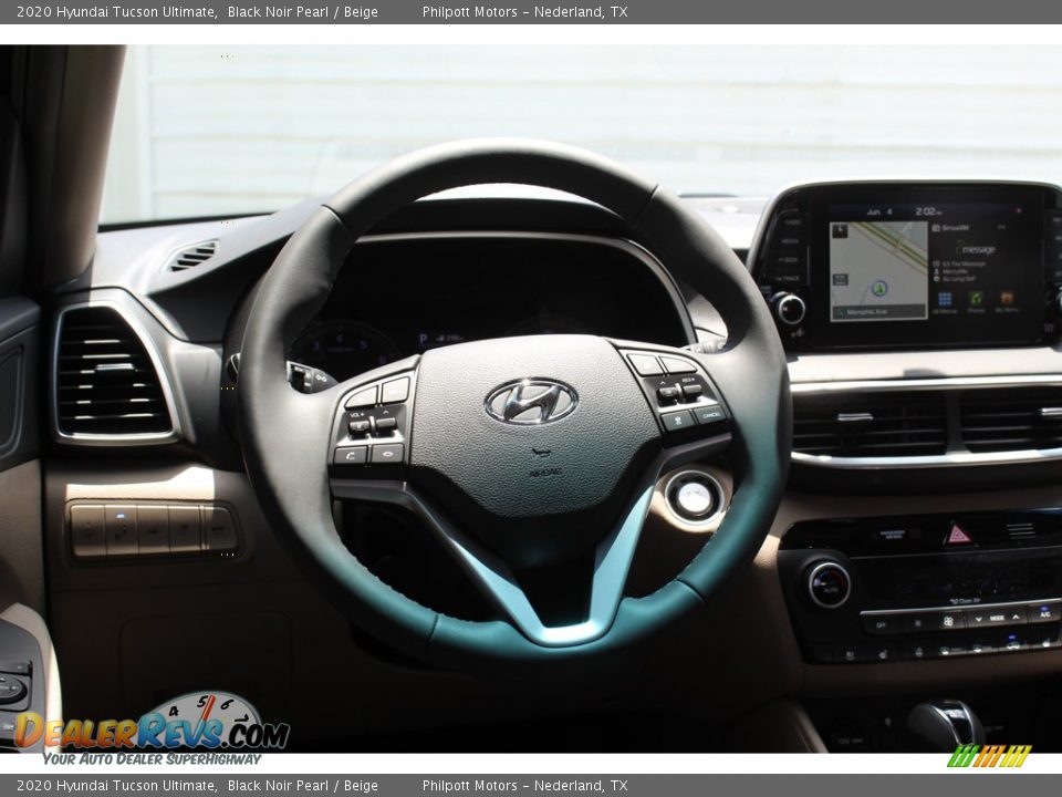 2020 Hyundai Tucson Ultimate Black Noir Pearl / Beige Photo #23