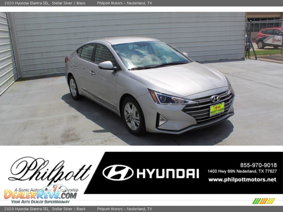 2020 Hyundai Elantra SEL Stellar Silver / Black Photo #1