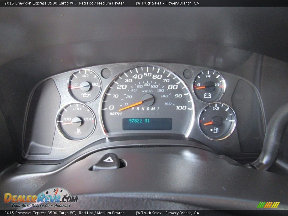 2015 Chevrolet Express 3500 Cargo WT Gauges Photo #36