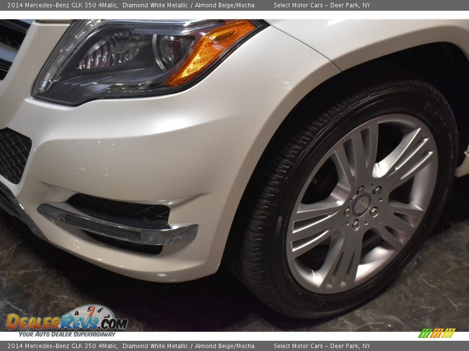 2014 Mercedes-Benz GLK 350 4Matic Diamond White Metallic / Almond Beige/Mocha Photo #5
