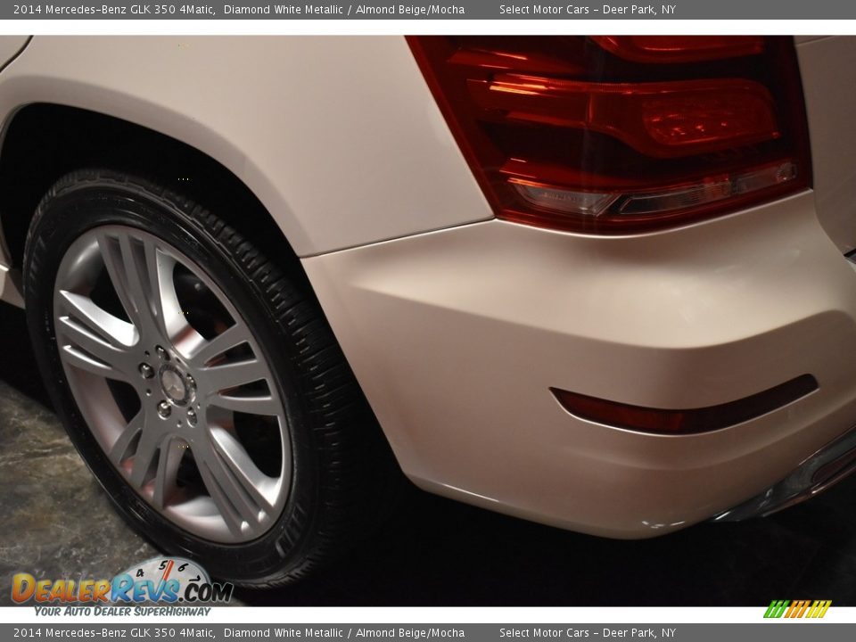 2014 Mercedes-Benz GLK 350 4Matic Diamond White Metallic / Almond Beige/Mocha Photo #6