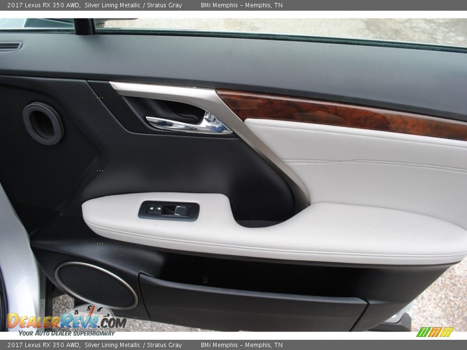 2017 Lexus RX 350 AWD Silver Lining Metallic / Stratus Gray Photo #32