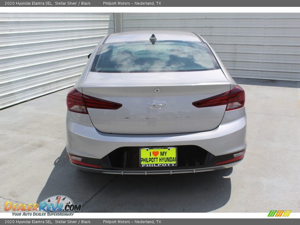 2020 Hyundai Elantra SEL Stellar Silver / Black Photo #7