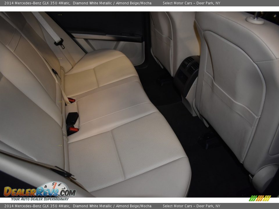 2014 Mercedes-Benz GLK 350 4Matic Diamond White Metallic / Almond Beige/Mocha Photo #13
