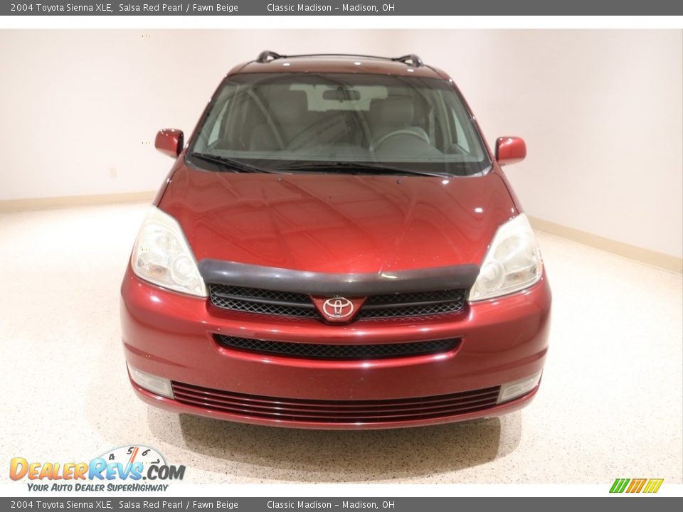 2004 Toyota Sienna XLE Salsa Red Pearl / Fawn Beige Photo #2