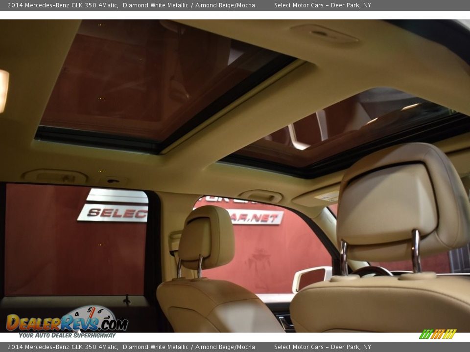 2014 Mercedes-Benz GLK 350 4Matic Diamond White Metallic / Almond Beige/Mocha Photo #15