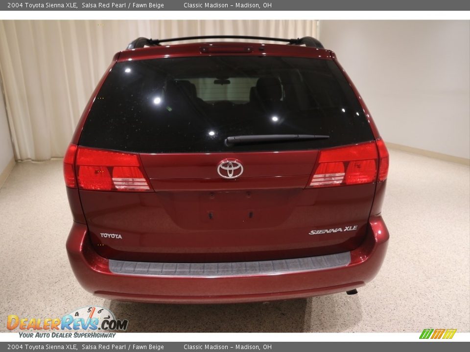 2004 Toyota Sienna XLE Salsa Red Pearl / Fawn Beige Photo #4