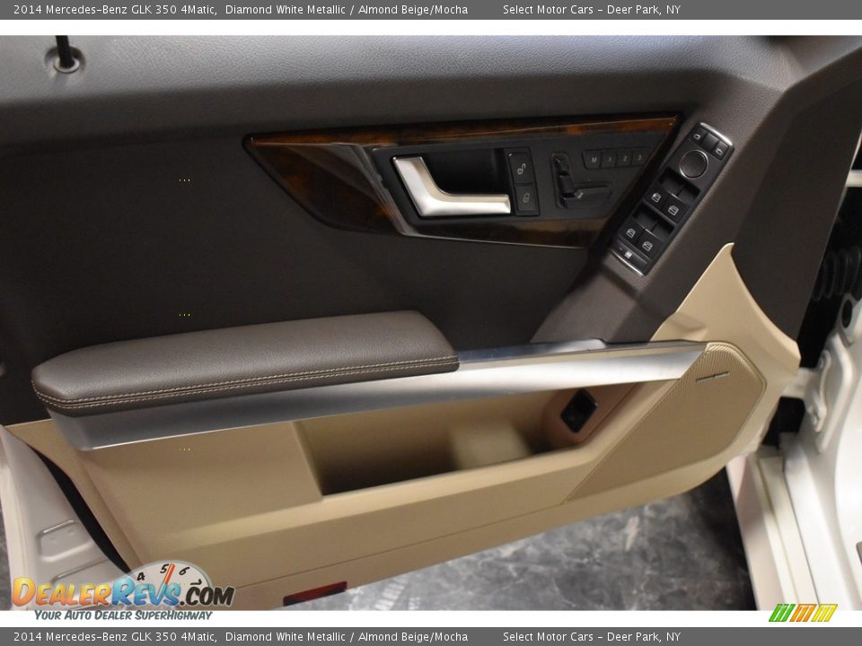 2014 Mercedes-Benz GLK 350 4Matic Diamond White Metallic / Almond Beige/Mocha Photo #16