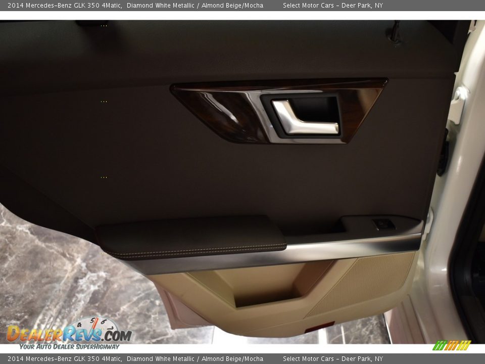 2014 Mercedes-Benz GLK 350 4Matic Diamond White Metallic / Almond Beige/Mocha Photo #17