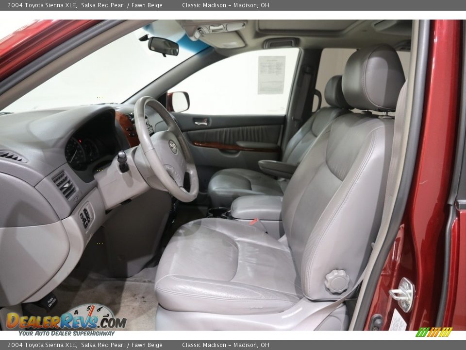 2004 Toyota Sienna XLE Salsa Red Pearl / Fawn Beige Photo #6