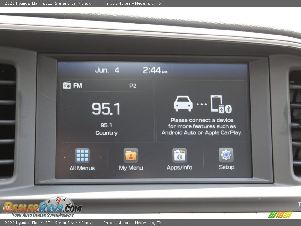 2020 Hyundai Elantra SEL Stellar Silver / Black Photo #15