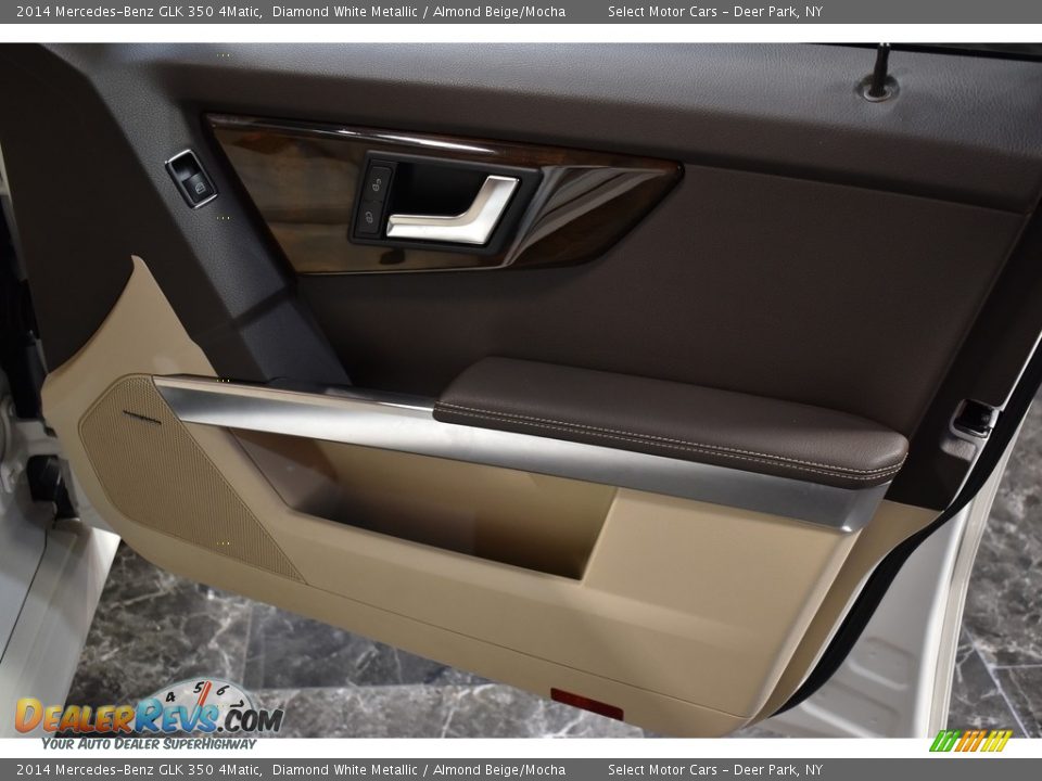 2014 Mercedes-Benz GLK 350 4Matic Diamond White Metallic / Almond Beige/Mocha Photo #18