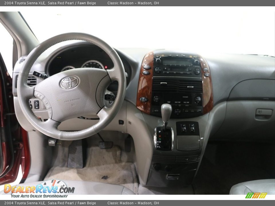 2004 Toyota Sienna XLE Salsa Red Pearl / Fawn Beige Photo #7