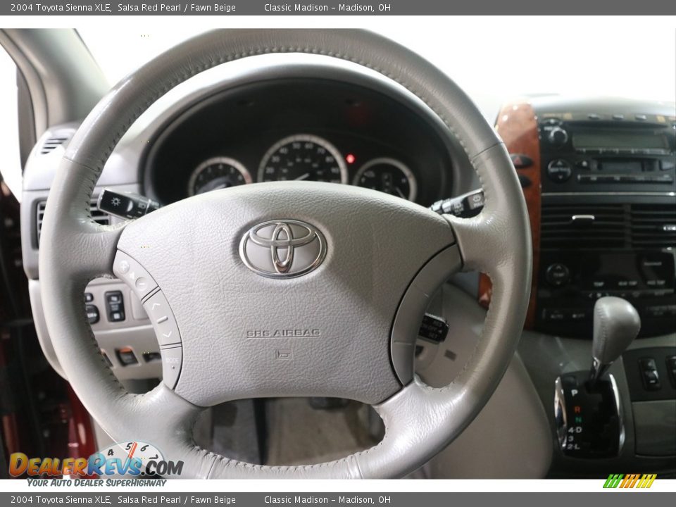 2004 Toyota Sienna XLE Salsa Red Pearl / Fawn Beige Photo #8