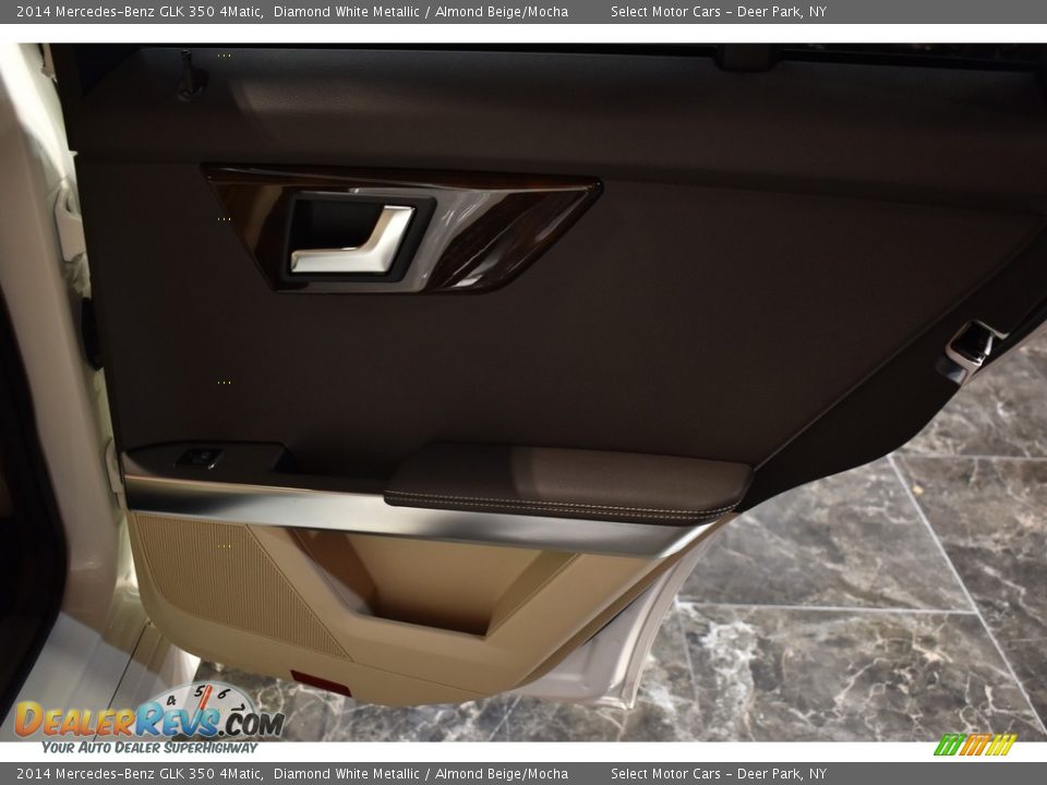2014 Mercedes-Benz GLK 350 4Matic Diamond White Metallic / Almond Beige/Mocha Photo #19