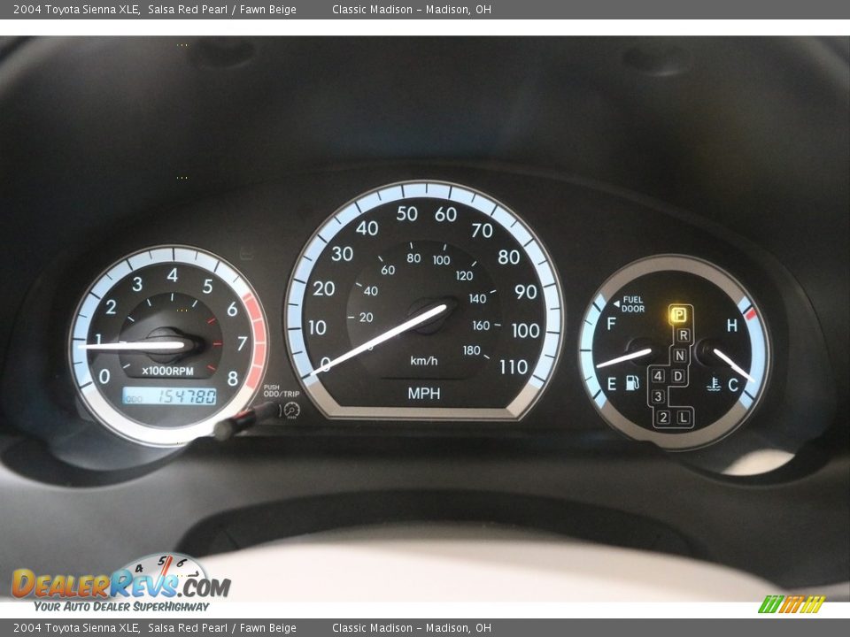 2004 Toyota Sienna XLE Salsa Red Pearl / Fawn Beige Photo #9