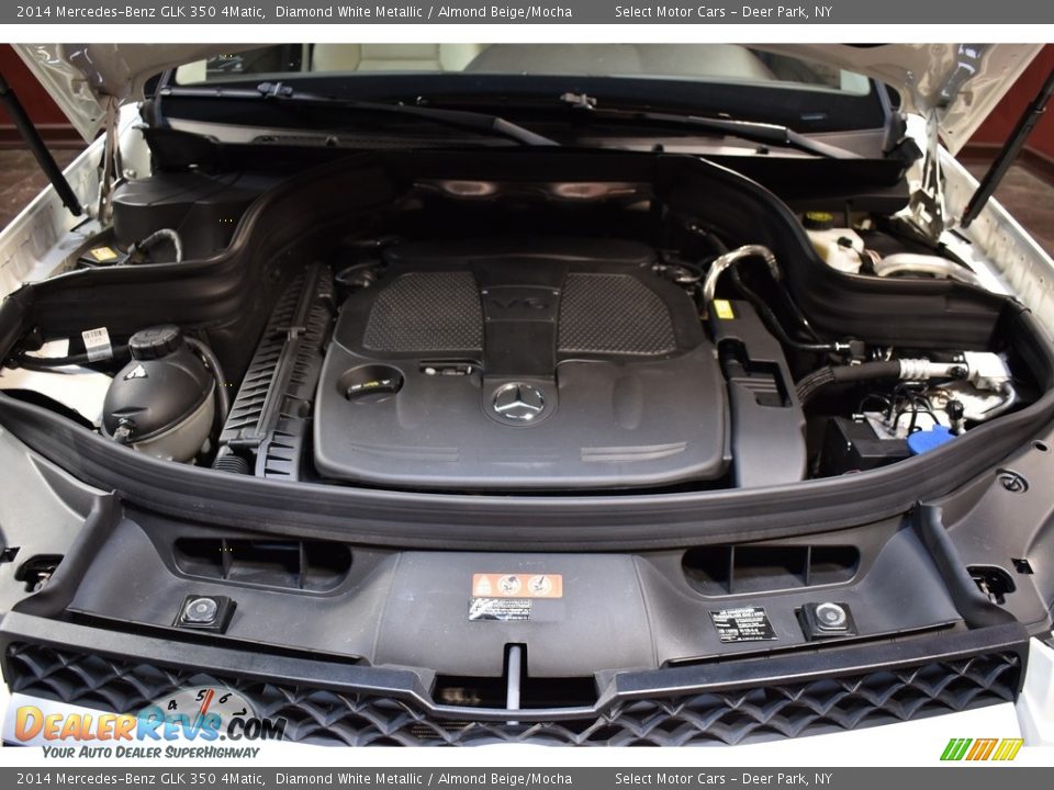 2014 Mercedes-Benz GLK 350 4Matic Diamond White Metallic / Almond Beige/Mocha Photo #20
