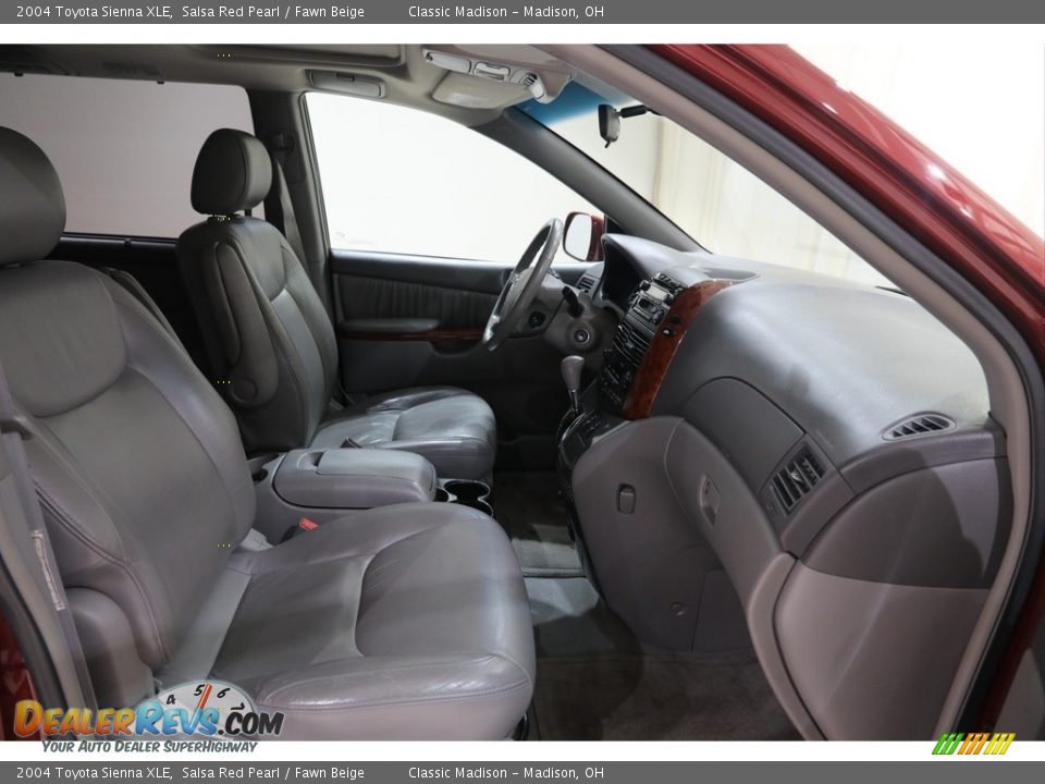 2004 Toyota Sienna XLE Salsa Red Pearl / Fawn Beige Photo #14