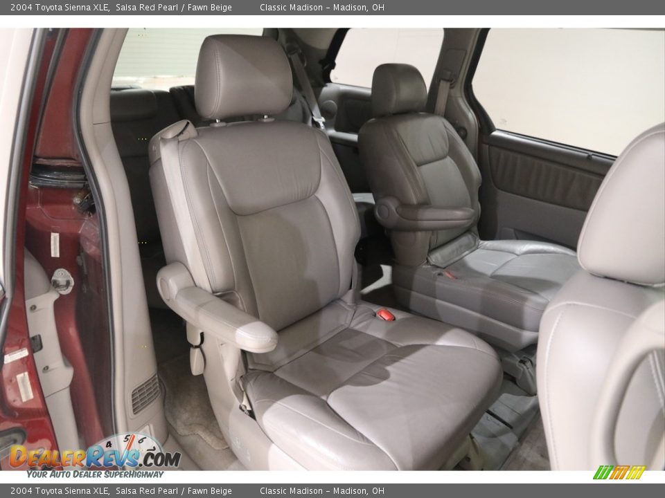 2004 Toyota Sienna XLE Salsa Red Pearl / Fawn Beige Photo #15