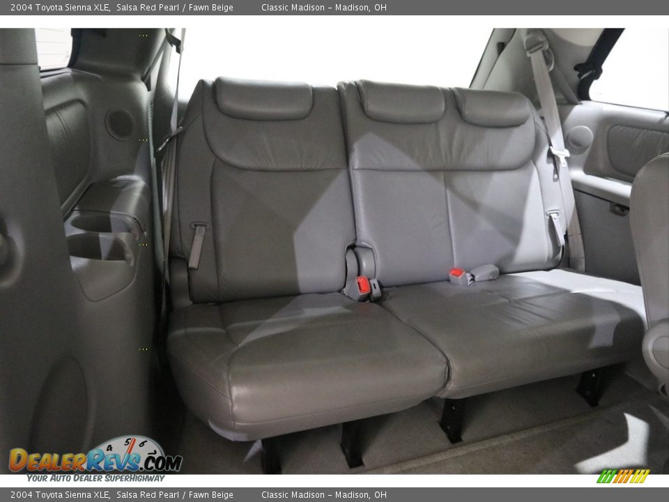 2004 Toyota Sienna XLE Salsa Red Pearl / Fawn Beige Photo #16