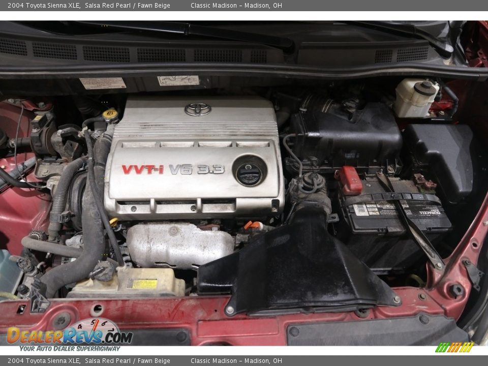 2004 Toyota Sienna XLE Salsa Red Pearl / Fawn Beige Photo #19