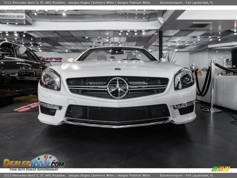 2013 Mercedes-Benz SL 65 AMG Roadster designo Magno Cashmere White / designo Platinum White Photo #2