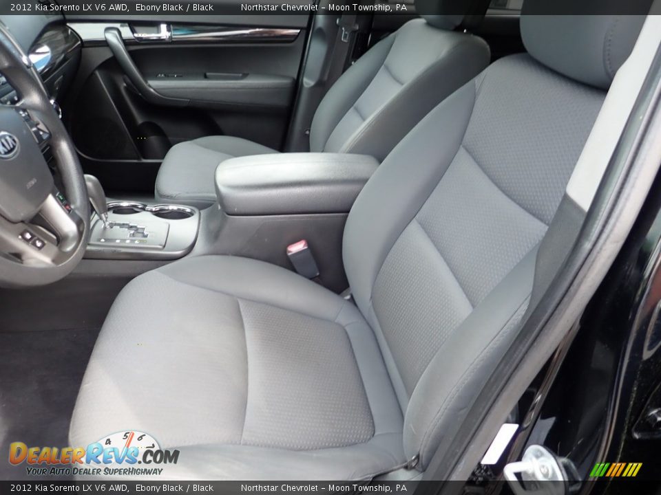2012 Kia Sorento LX V6 AWD Ebony Black / Black Photo #20