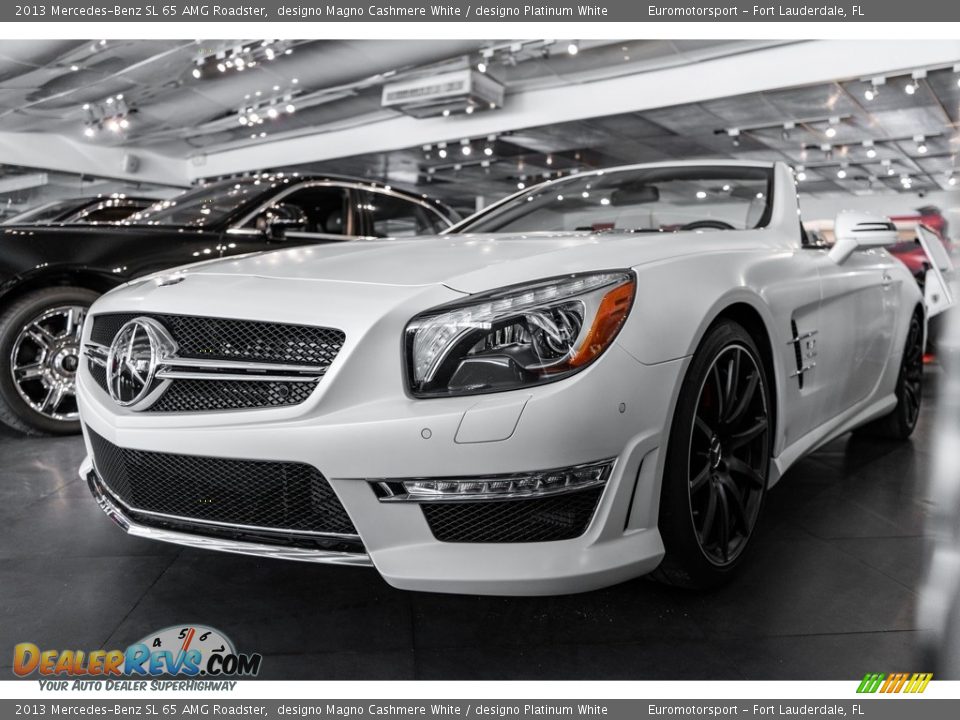 2013 Mercedes-Benz SL 65 AMG Roadster designo Magno Cashmere White / designo Platinum White Photo #3