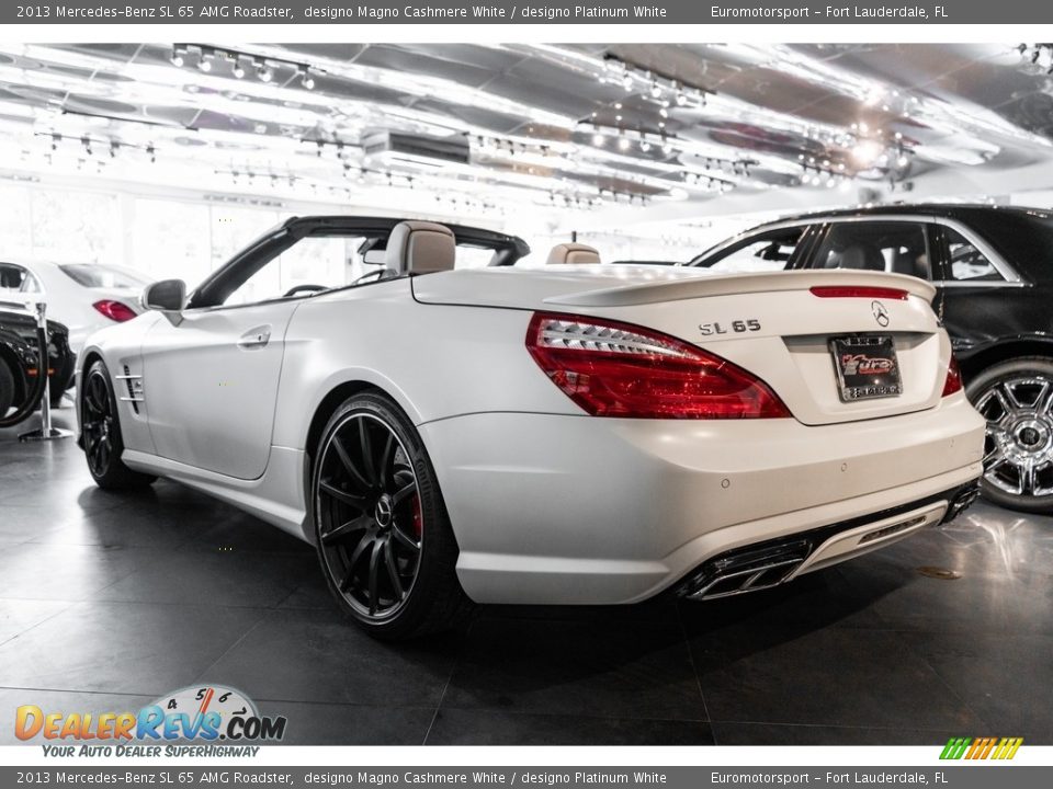 2013 Mercedes-Benz SL 65 AMG Roadster designo Magno Cashmere White / designo Platinum White Photo #4