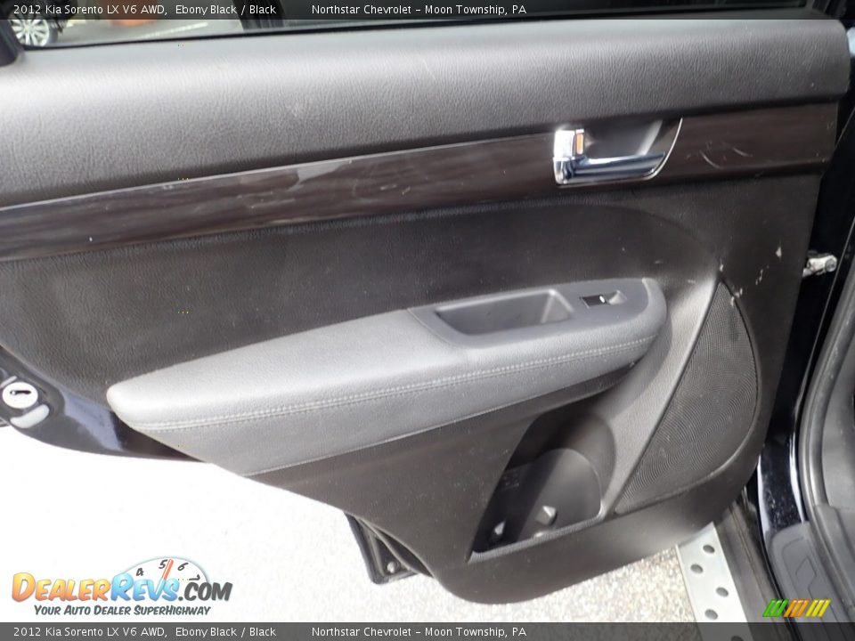 2012 Kia Sorento LX V6 AWD Ebony Black / Black Photo #23