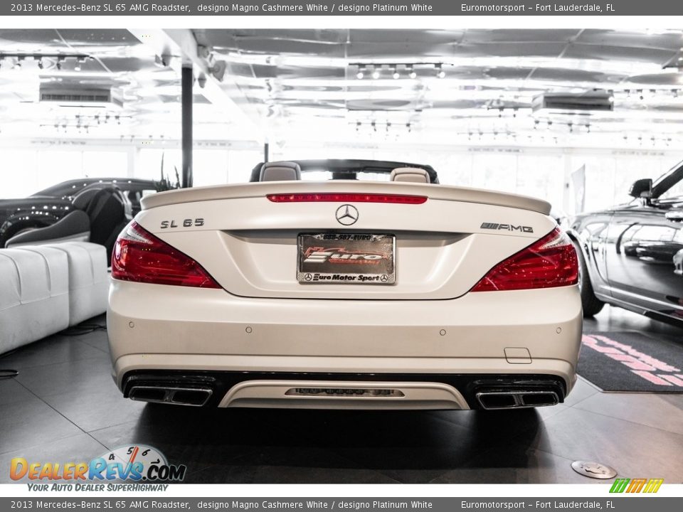 2013 Mercedes-Benz SL 65 AMG Roadster designo Magno Cashmere White / designo Platinum White Photo #5