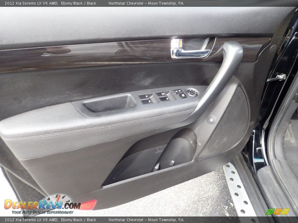 2012 Kia Sorento LX V6 AWD Ebony Black / Black Photo #24