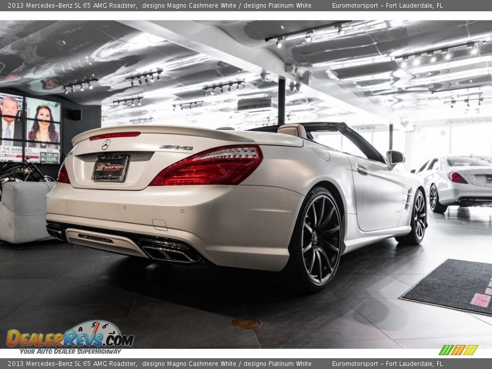2013 Mercedes-Benz SL 65 AMG Roadster designo Magno Cashmere White / designo Platinum White Photo #6