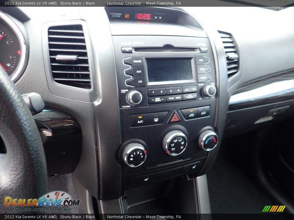 2012 Kia Sorento LX V6 AWD Ebony Black / Black Photo #27