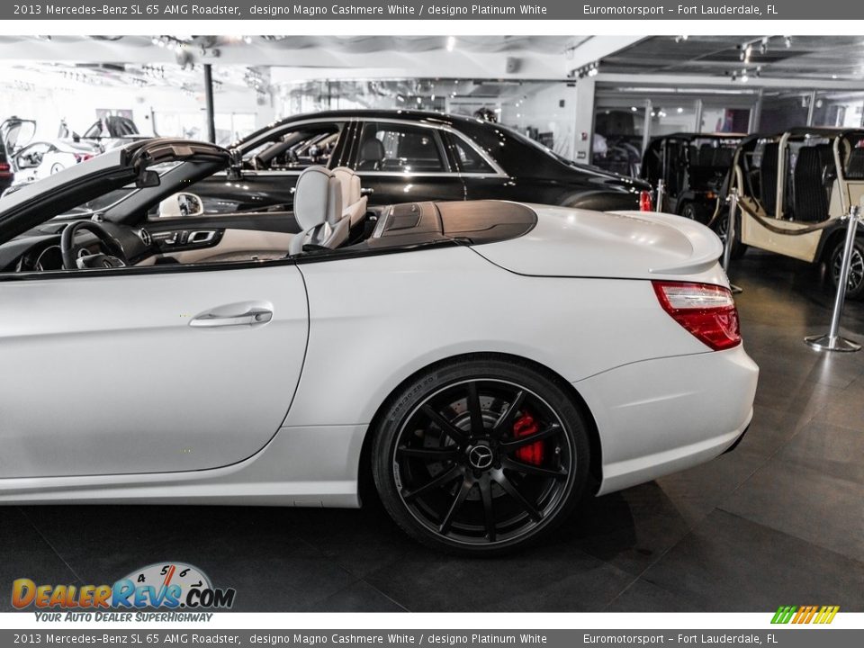 2013 Mercedes-Benz SL 65 AMG Roadster designo Magno Cashmere White / designo Platinum White Photo #8