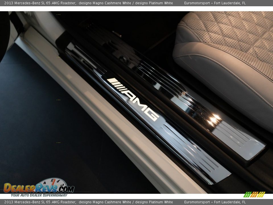 2013 Mercedes-Benz SL 65 AMG Roadster designo Magno Cashmere White / designo Platinum White Photo #18