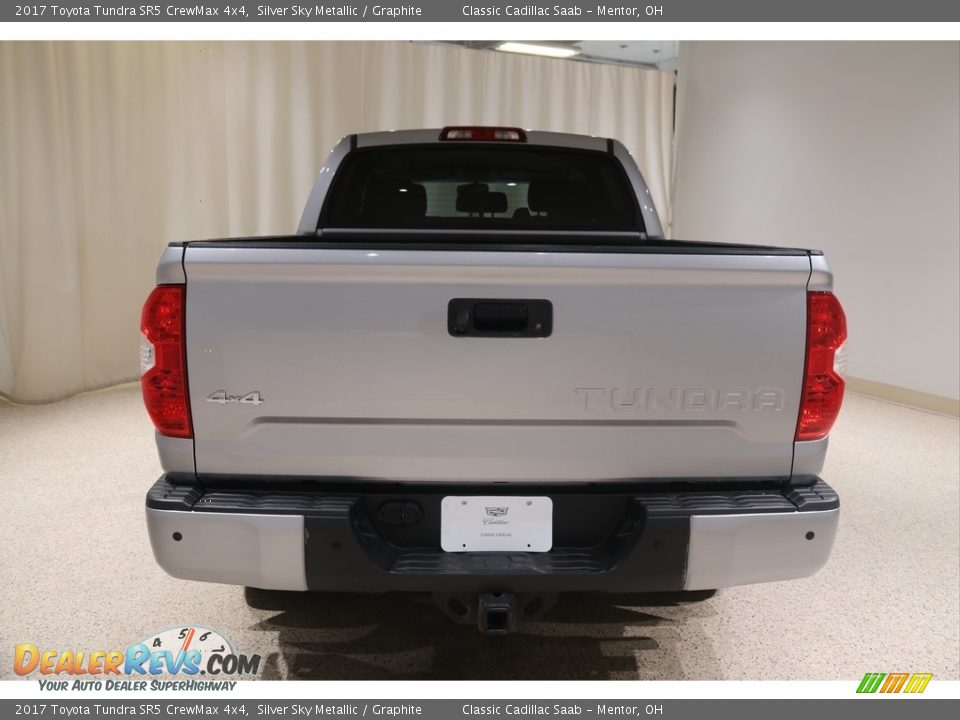 2017 Toyota Tundra SR5 CrewMax 4x4 Silver Sky Metallic / Graphite Photo #4