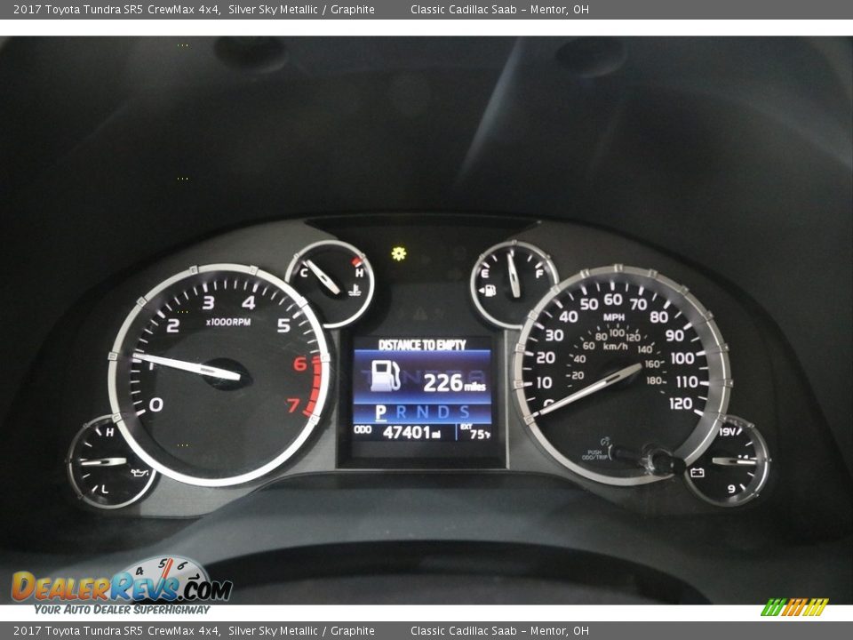 2017 Toyota Tundra SR5 CrewMax 4x4 Silver Sky Metallic / Graphite Photo #9