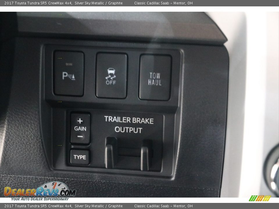 2017 Toyota Tundra SR5 CrewMax 4x4 Silver Sky Metallic / Graphite Photo #13