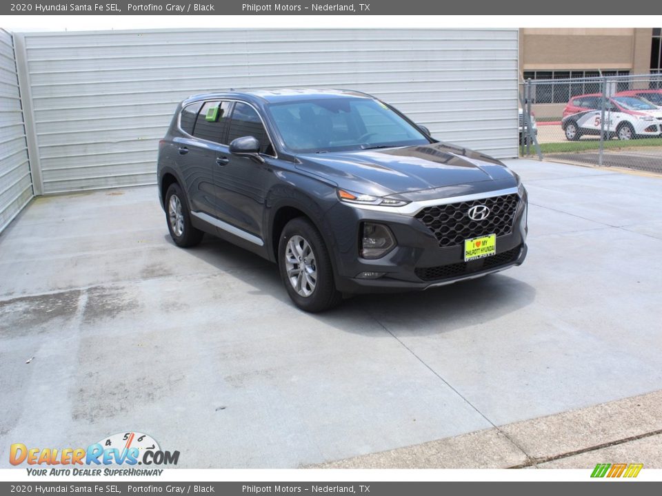 2020 Hyundai Santa Fe SEL Portofino Gray / Black Photo #2