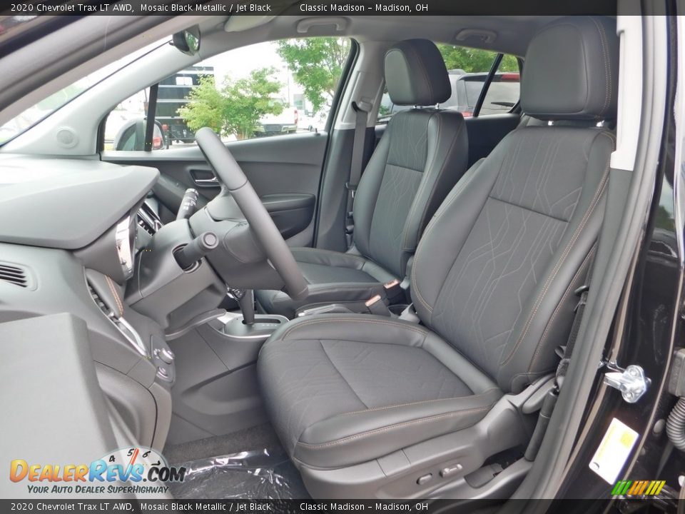 2020 Chevrolet Trax LT AWD Mosaic Black Metallic / Jet Black Photo #2