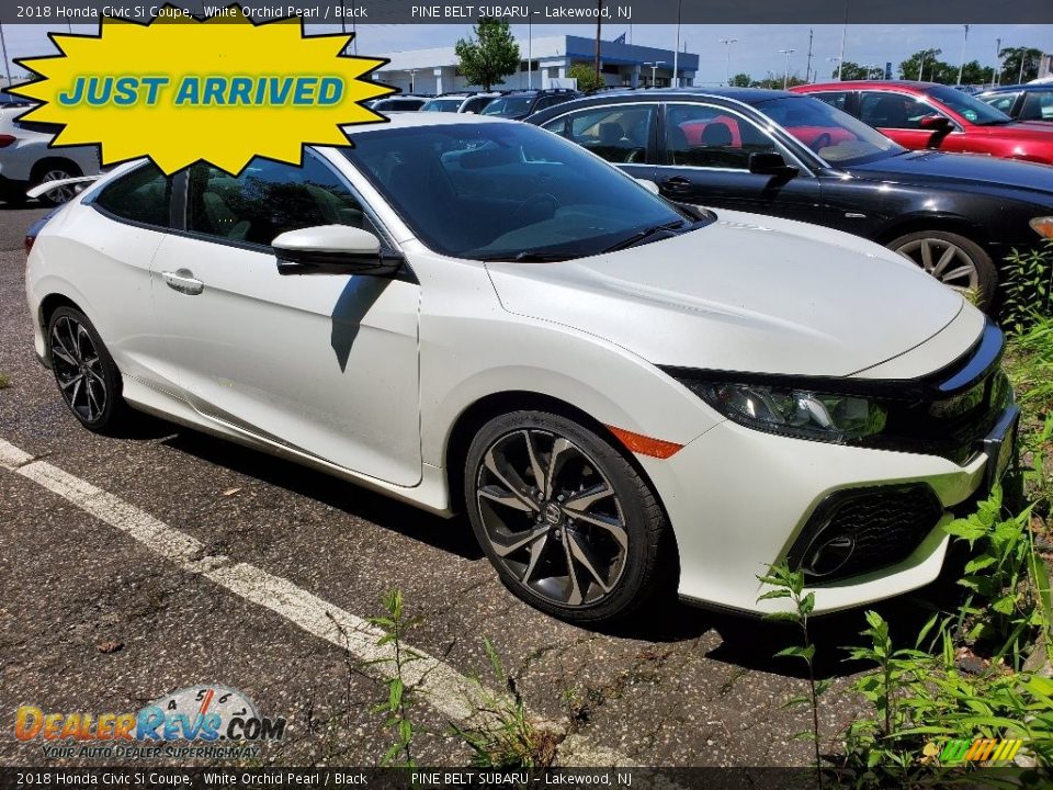 2018 Honda Civic Si Coupe White Orchid Pearl / Black Photo #1