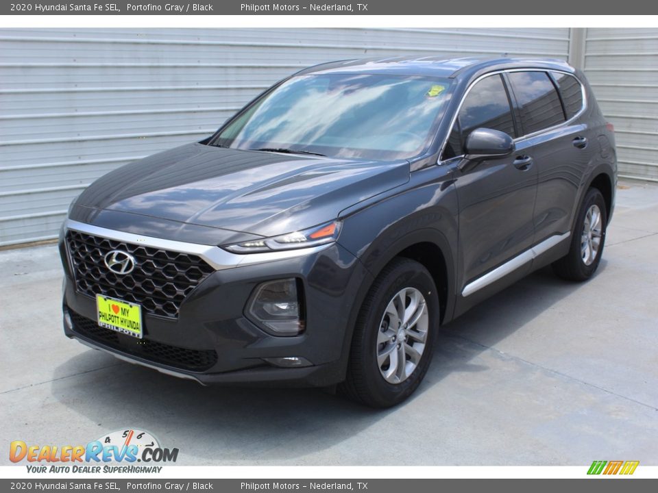 2020 Hyundai Santa Fe SEL Portofino Gray / Black Photo #4