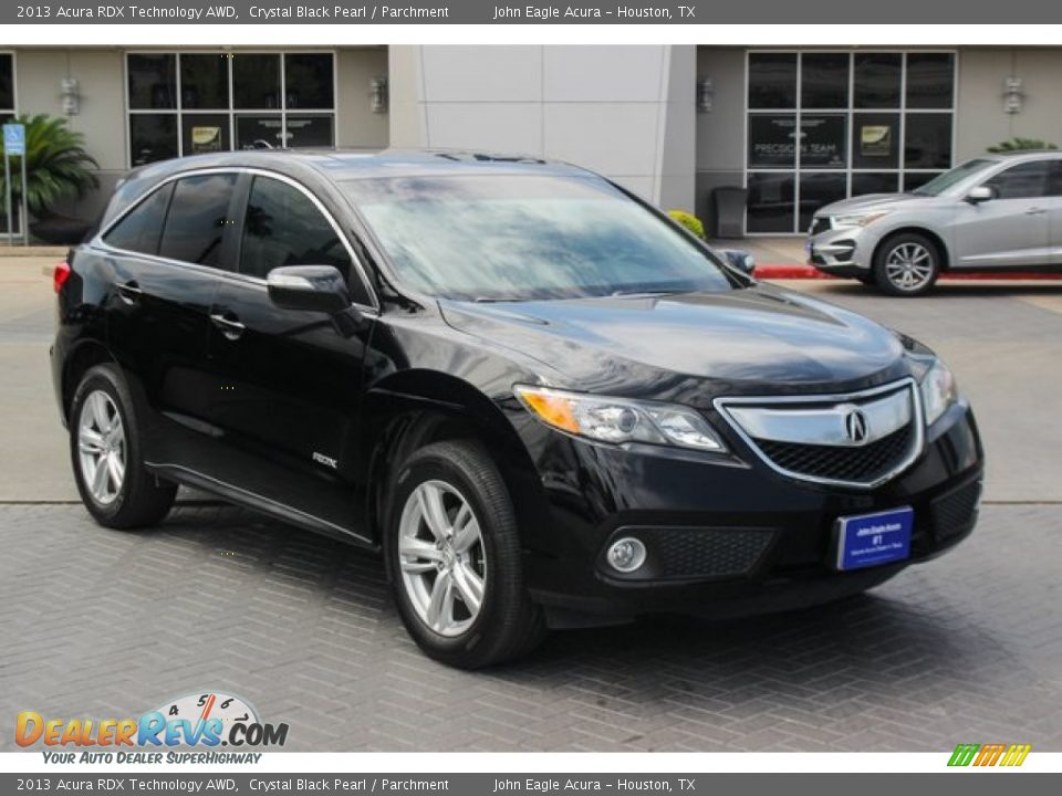 2013 Acura RDX Technology AWD Crystal Black Pearl / Parchment Photo #2