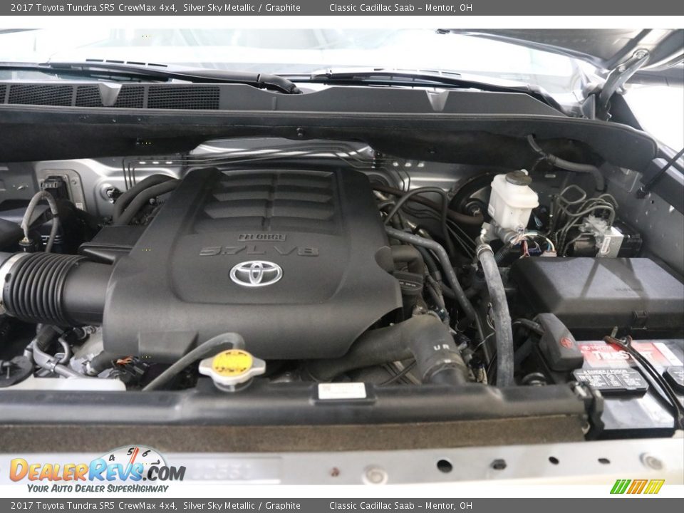 2017 Toyota Tundra SR5 CrewMax 4x4 Silver Sky Metallic / Graphite Photo #18