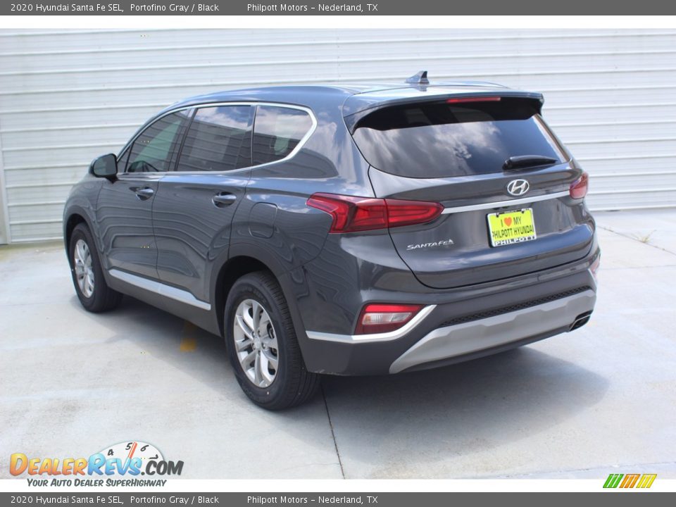 2020 Hyundai Santa Fe SEL Portofino Gray / Black Photo #6
