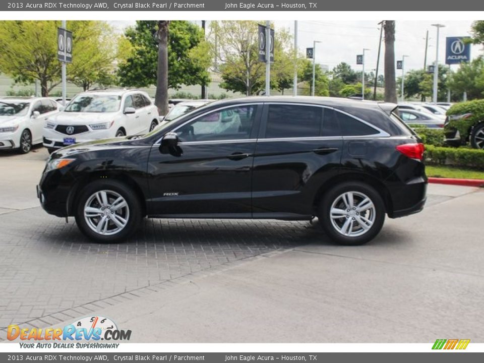 2013 Acura RDX Technology AWD Crystal Black Pearl / Parchment Photo #5