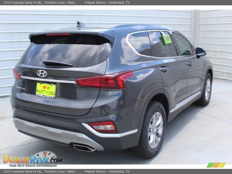2020 Hyundai Santa Fe SEL Portofino Gray / Black Photo #8